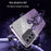 For Samsung Galaxy A55 5G Case Hidden Pull-out Kickstand Cartoon Rabbit Anti-fall Phone Cover - Purple - 5