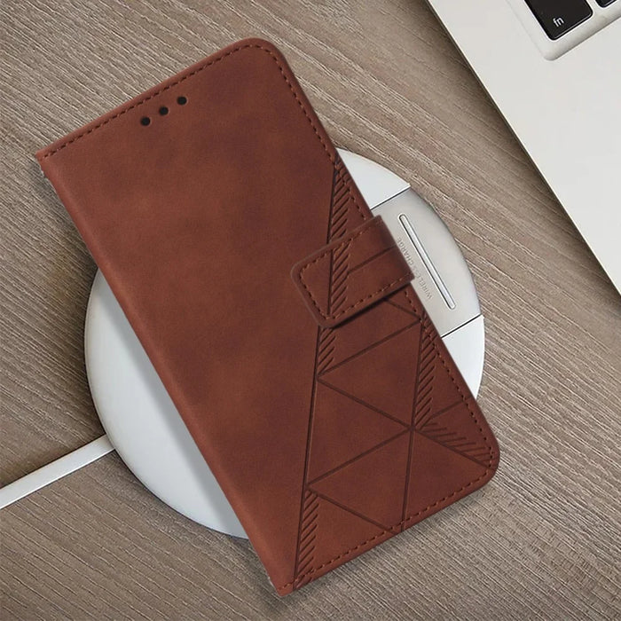 For Samsung Galaxy S24 Ultra Leather Case with Hand Strap Wallet Stand Phone Cover - Black - 7