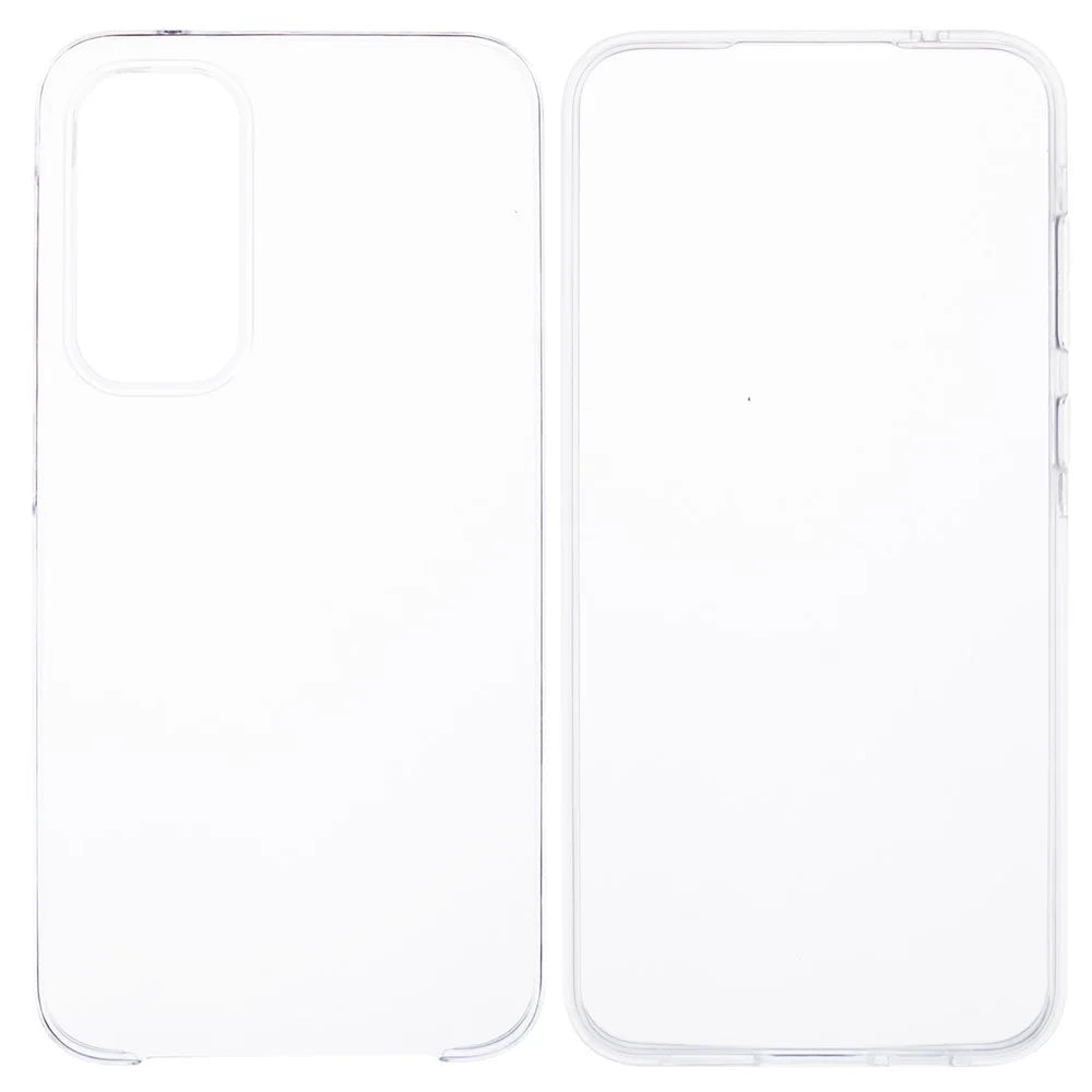 For Samsung Galaxy A55 5G Case Acrylic + TPU Anti-drop Clear Phone Cover with PET Film - 2