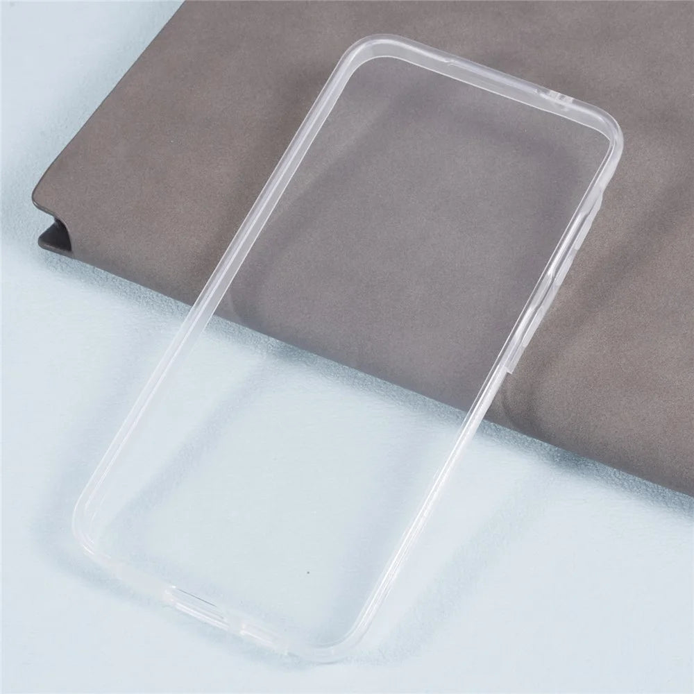 For Samsung Galaxy A55 5G Case Acrylic + TPU Anti-drop Clear Phone Cover with PET Film - 4
