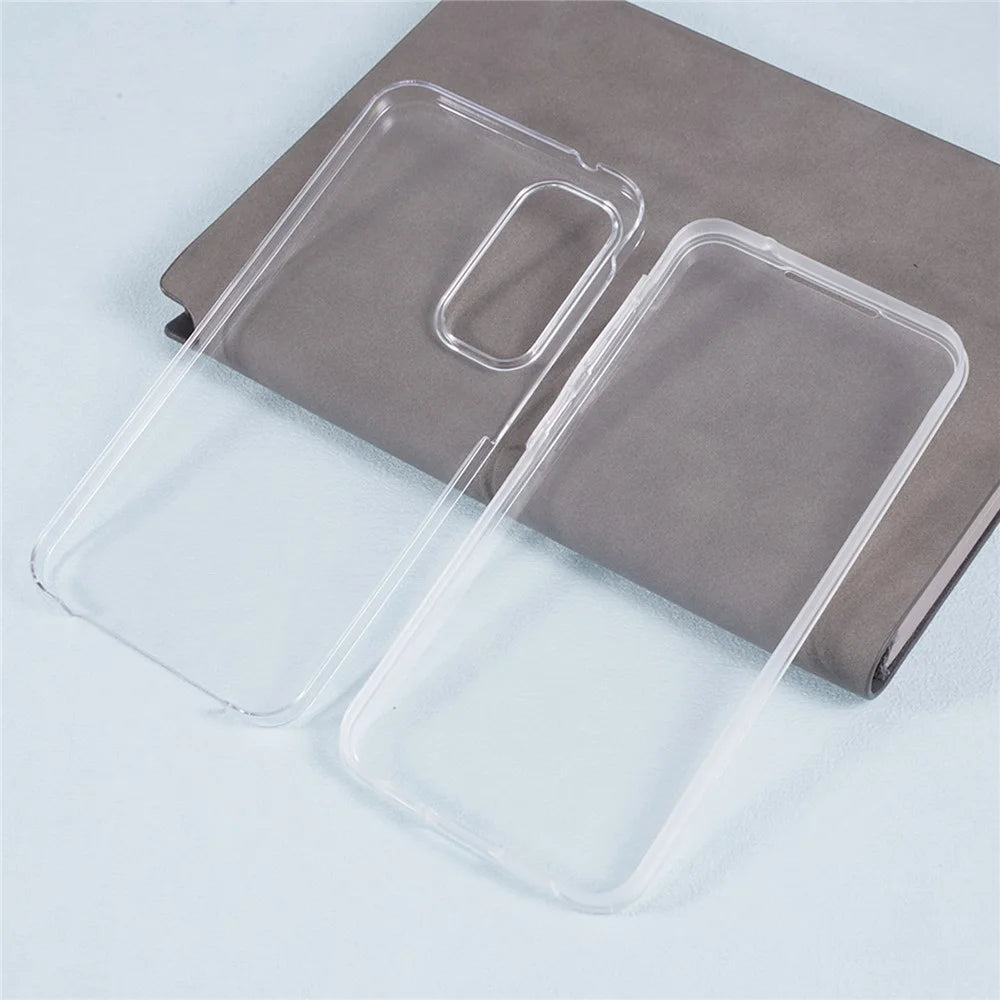 For Samsung Galaxy A55 5G Case Acrylic + TPU Anti-drop Clear Phone Cover with PET Film - 5