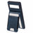 SUTENI H03 For Google Pixel 7a Anti-drop Cover Card Holder PU+TPU Kickstand Phone Case - Blue - 3