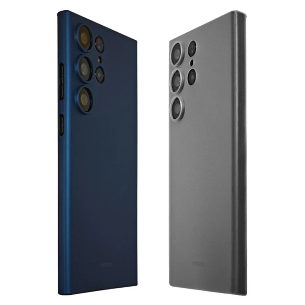 KZDOO Air Skin Series For Samsung Galaxy S24 Ultra Case Ultra Thin Frosted Phone Cover - Black - 3