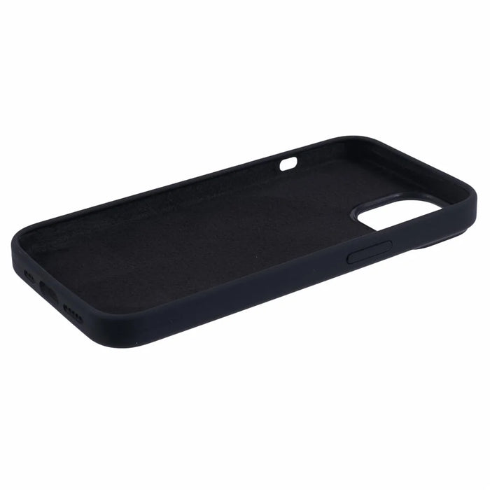 BJT Series For iPhone 14 Magnetic Phone Case TPU+Silicone Fabric Lining Back Cover - Black - 6