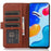 For Realme C67 4G Case PU Leather Card Slot Stand Shockproof TPU Interior Shell Phone Cover - Brown - 2