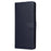 For iPhone 15 Plus Cell Phone Case Wallet PU Leather Stand Mobile Phone Cover - Blue - 5