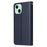 For iPhone 15 Plus Cell Phone Case Wallet PU Leather Stand Mobile Phone Cover - Blue - 6