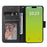 Cell Phone Case for iPhone 15 Wallet PU Leather Stand Mobile Phone Shell - Black - 3