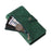 For iPhone 15 Pro Max Shockproof Phone Cover Rivet Decor PU Leather Case Stand Phone Shell Wallet - Green - 5