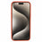 BJT Series For iPhone 15 Pro Max Magnetic Case TPU+Silicone Back Shell with Fabric Lining - Orange - 2