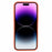 BJT Series For iPhone 14 Pro Max Case TPU+Silicone Fabric Lining Protective Shell Compatible with MagSafe - Orange - 2
