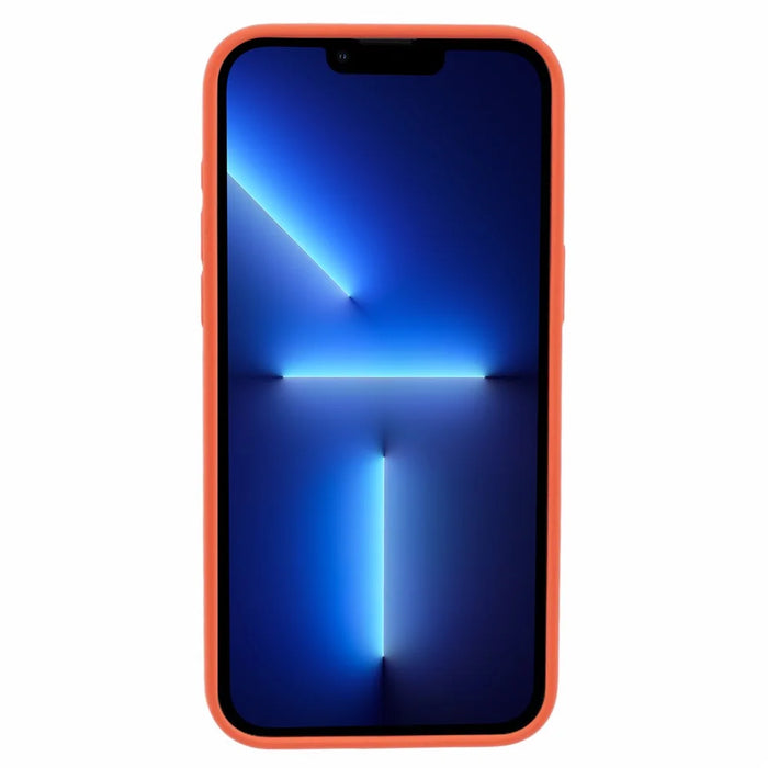 BJT Series For iPhone 13 Pro Max 6.7 inch Magnetic Phone Case TPU+Silicone Drop-resistant Back Shell - Orange - 2