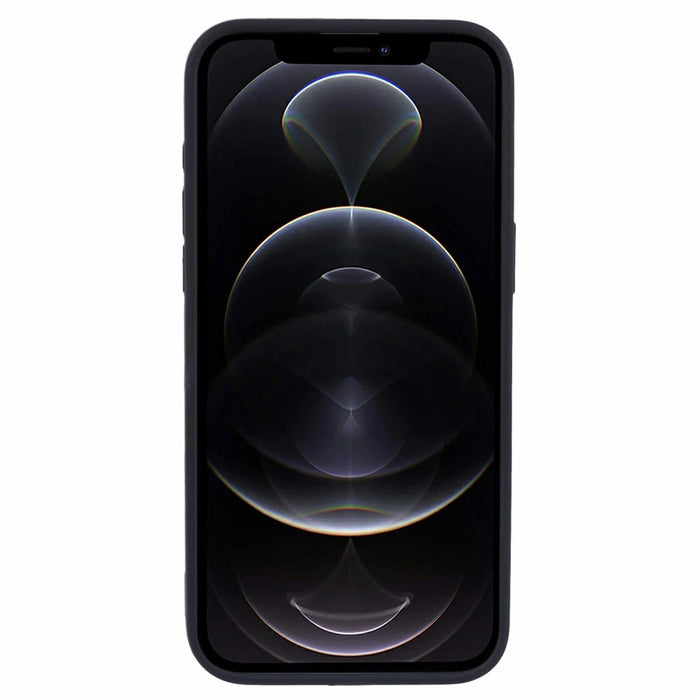 BJT Series For iPhone 12 Pro Max 6.7 inch Case Compatible with MagSafe TPU+Silicone Anti-drop Phone Shell - Black - 2
