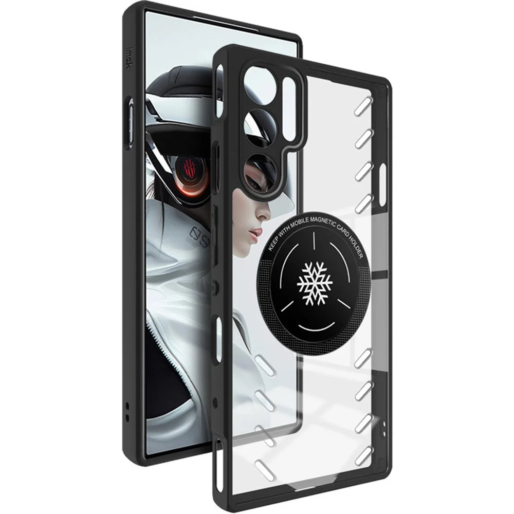 IMAK UX-9A Series for ZTE nubia Red Magic 9 Pro 5G / 9 Pro+ 5G / 9S Pro 5G / 9S Pro+ 5G  Clear Case Heat Dissipation PC+TPU Phone Cover - 4