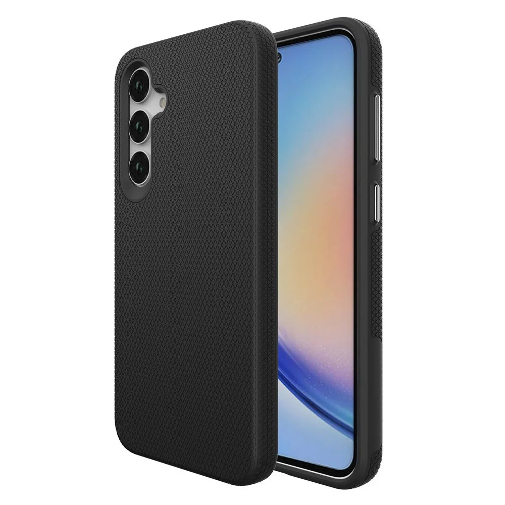For Samsung Galaxy A15 4G / A15 5G Case Military Grade Drop Protection Smart Phone Protector - Black - 1