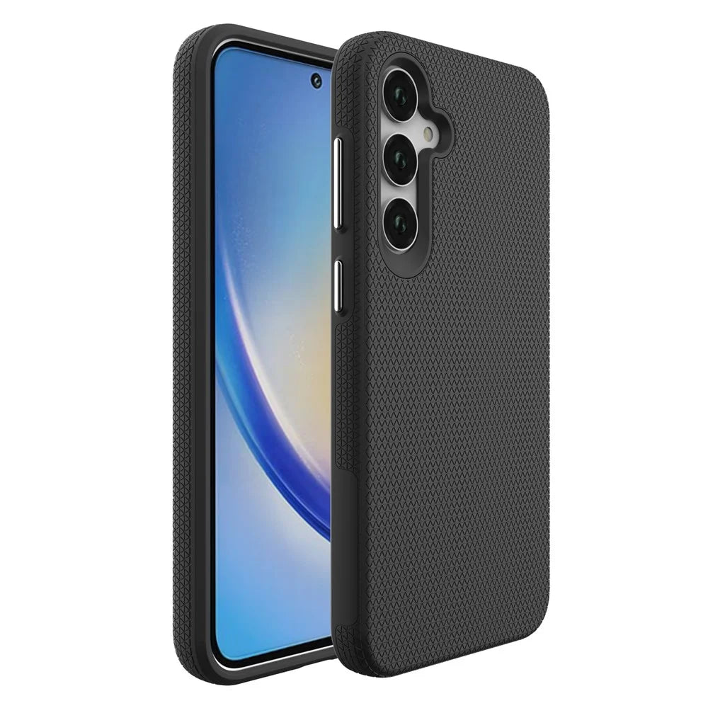 For Samsung Galaxy A15 4G / A15 5G Case Military Grade Drop Protection Smart Phone Protector - Black - 2