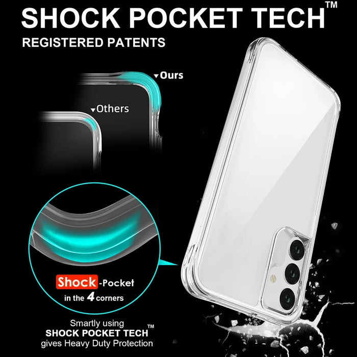 For Samsung Galaxy A55 5G Anti-scratch PC + TPU Case Super Clear Phone Cover - 3
