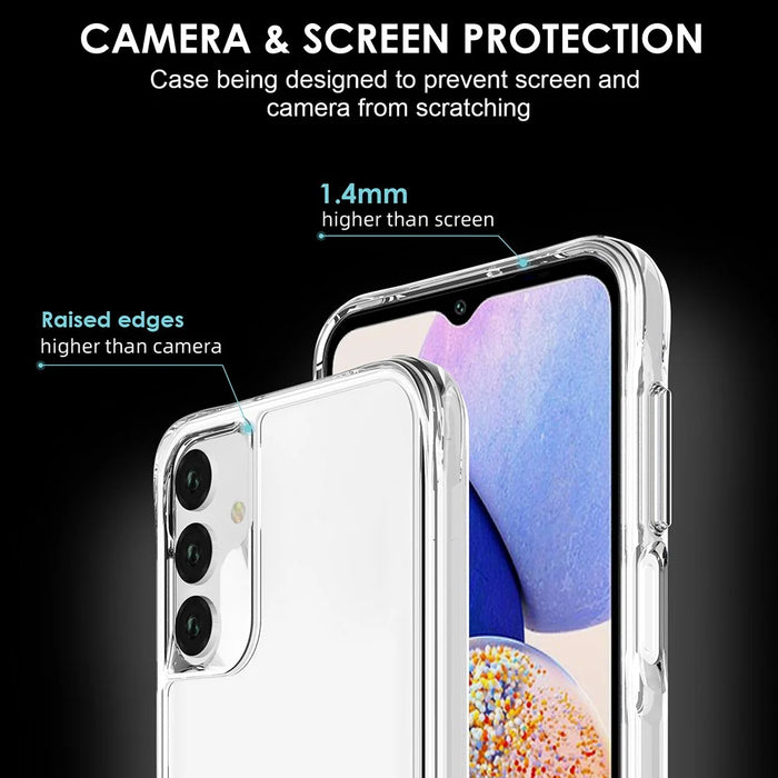For Samsung Galaxy A55 5G Anti-scratch PC + TPU Case Super Clear Phone Cover - 6