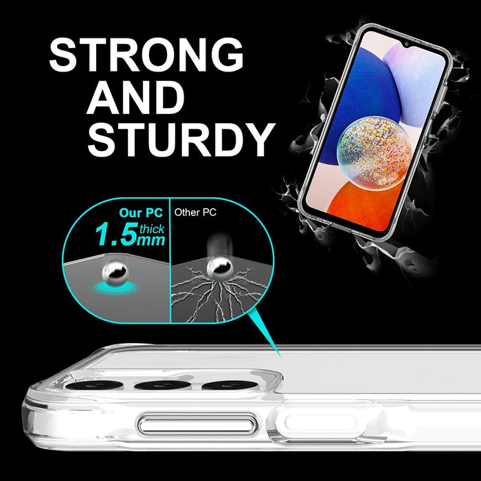 For Samsung Galaxy A55 5G Anti-scratch PC + TPU Case Super Clear Phone Cover - 7