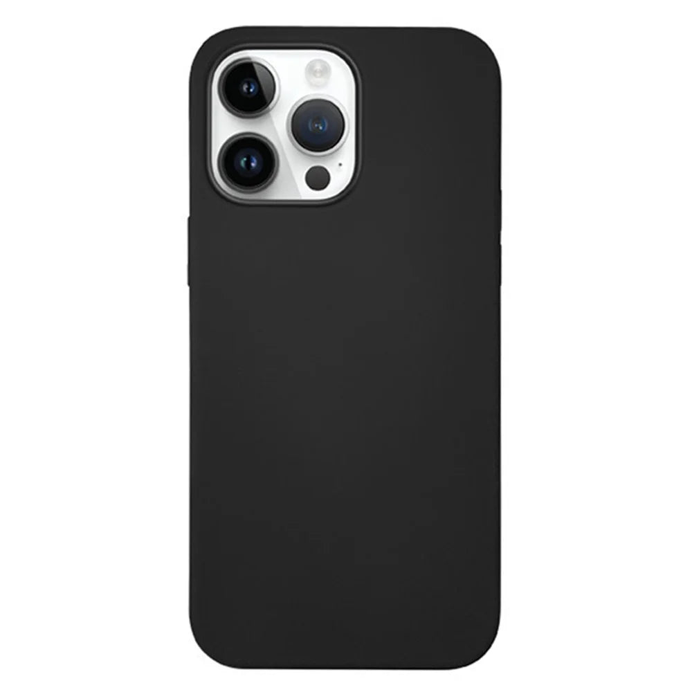 KZDOO iCoat for iPhone 15 Pro Case Food-Grade Liquid Silicone Phone Cover - Black - 1