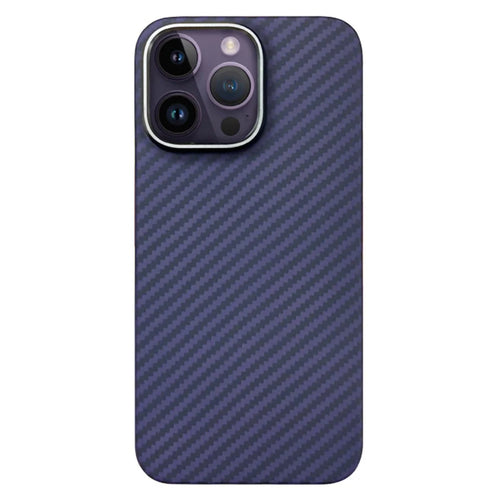 KZDOO For iPhone 15 Pro Max Case Anti-Scratch Phone Cover Aramid Fiber Made - Purple - 1