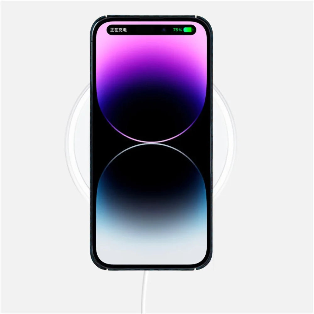 KZDOO For iPhone 15 Pro Max Case Anti-Scratch Phone Cover Aramid Fiber Made - Purple - 4