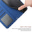 HT03 For Google Pixel 10 Pro XL / 9 Pro XL Case Flip Stand View Skin-Touch Leather Phone Cover - Blue - 4