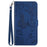 HT03 For Google Pixel 10 Pro XL / 9 Pro XL Case Flip Stand View Skin-Touch Leather Phone Cover - Blue - 7
