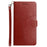 For Google Pixel 10 Pro XL / 9 Pro XL Case with Wrist Strap Y Shaped Lines Imprint Leather Phone Cover - Brown - 7