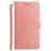 HT01 For Google Pixel 10 Pro / 10 / 9 / 9 Pro Leather Case with Strap Wallet Flip Phone Cover - Pink - 7