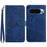HT03 For Google Pixel 10 Pro / 10 / 9 / 9 Pro Case Butterfly Flower Shockproof Phone Cover Wallet - Blue - 1