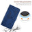 HT03 For Google Pixel 10 Pro / 10 / 9 / 9 Pro Case Butterfly Flower Shockproof Phone Cover Wallet - Blue - 6