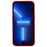 For iPhone 15 Pro Max Cell Phone Case 2.0mm Flexible TPU Drop-proof Protective Cover - Red - 3