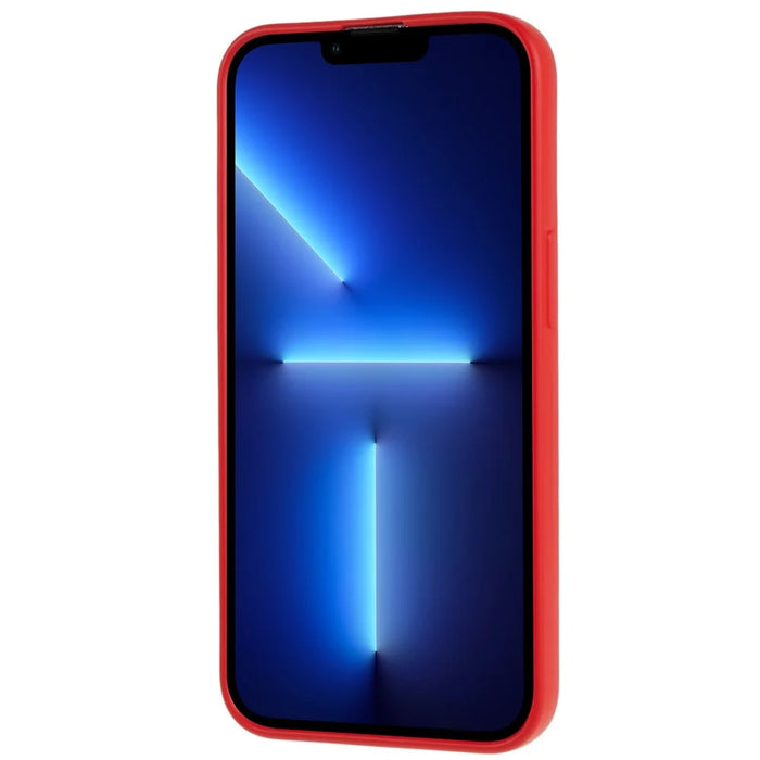 For iPhone 15 Pro Max Cell Phone Case 2.0mm Flexible TPU Drop-proof Protective Cover - Red - 4