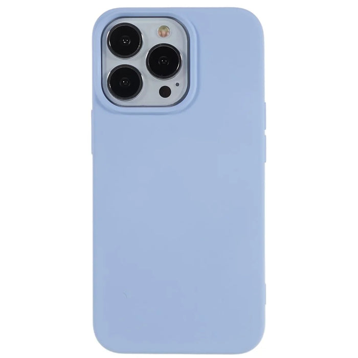 For iPhone 15 Pro Flexible TPU Phone Cover 2.0mm Scratch-resistant Protective Case - Purple - 1