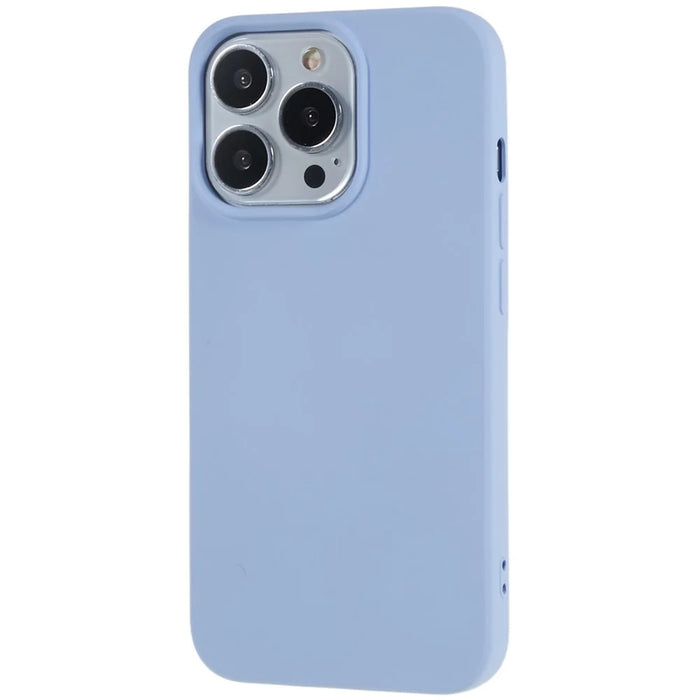 For iPhone 15 Pro Flexible TPU Phone Cover 2.0mm Scratch-resistant Protective Case - Purple - 2