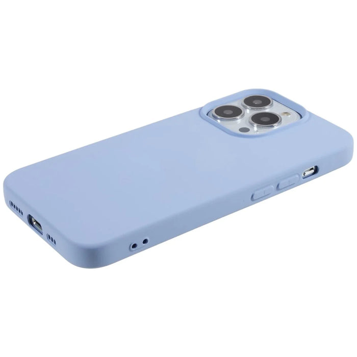 For iPhone 15 Pro Flexible TPU Phone Cover 2.0mm Scratch-resistant Protective Case - Purple - 7