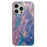 For iPhone 14 Pro Max Case Gradient Starry Silver TPU+Acrylic Phone Cover Protector - 1