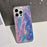 For iPhone 14 Pro Max Case Gradient Starry Silver TPU+Acrylic Phone Cover Protector - 3