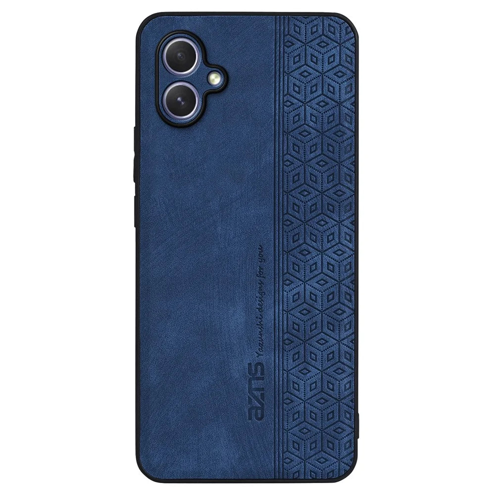 AZNS For Samsung Galaxy A05 4G Case PU Leather Coated TPU Phone Cover - Blue - 1