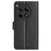 For OnePlus 12R 5G / Ace 3 5G Case Dual Magnetic Clasp Leather Wallet Cover - Black - 7