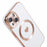 For iPhone 15 TPU Case 6D Electroplating Slim Phone Cover Compatible with MagSafe - White - 7