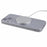 For iPhone 13 Slim TPU Case Rubberized Phone Cover with Lens Film Compatible with MagSafe - Silver - 4