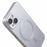 For iPhone 13 Slim TPU Case Rubberized Phone Cover with Lens Film Compatible with MagSafe - Silver - 7