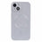 For iPhone 15 TPU Slim Case Rubberized Phone Cover with Lens Film Compatible with MagSafe - Silver - 1