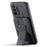 For Samsung Galaxy A72 4G / 5G Case PU Leather+TPU Kickstand Phone Cover RFID Blocking - Black - 3
