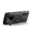 For Samsung Galaxy A72 4G / 5G Case PU Leather+TPU Kickstand Phone Cover RFID Blocking - Black - 4