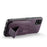 For Samsung Galaxy A22 5G (EU Version) Case RFID Blocking Card Slots Leather+TPU Phone Cover - Purple - 4