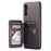 For Samsung Galaxy A35 5G RFID Blocking Case Cowhide Texture Leather+TPU Phone Cover - Purple - 2
