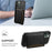DENIOR For iPhone 11 Pro Magnetic Phone Case PU Leather+PC+TPU Card Holder Back Cover - Black - 6